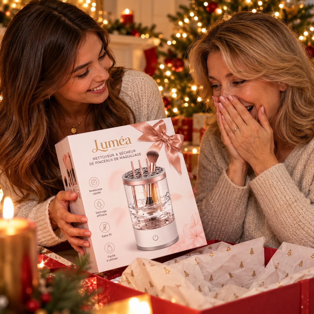 Luméa BrushCare™ – Nettoyeur & Sécheur de Pinceaux